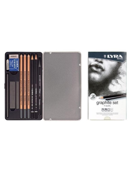 Estojo Metalico Graphite c/11 2041111 Lyra